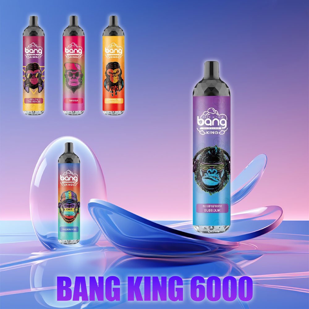 Bang King 6000 Puffs 5% Nicotine Authentic BOX - 10 pieces