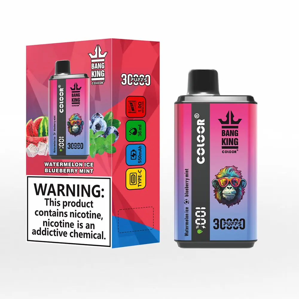 Bang 30000 PUFF Puffs Nicotine 5%  Electronic BOX - 10 pieces