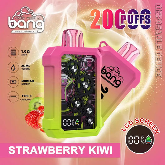 BANG Tick Tock 20000 Puffs 5% Nicotine Rechargeable BOX - 10 pieces