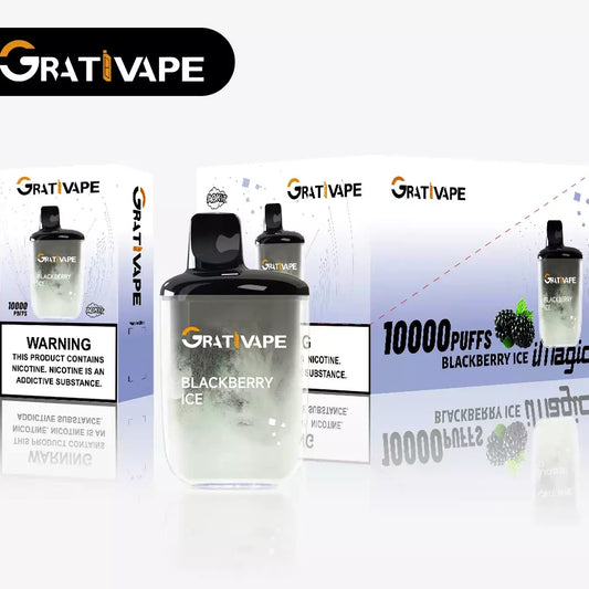 Grativape iMagic 10000 Puffs 5% Nicotine Rechargeable Disposable ONE BOX - 10 PIECES