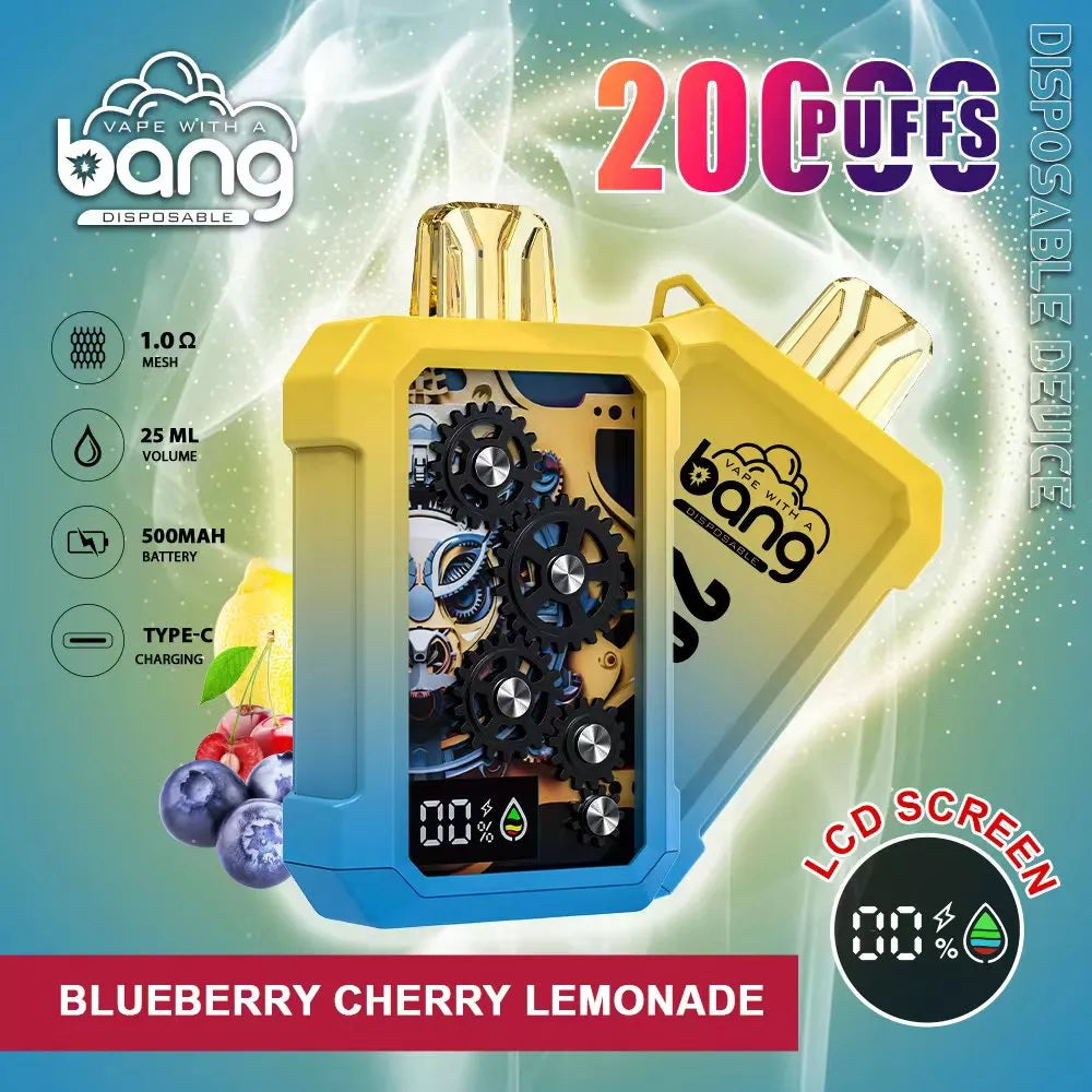 BANG Tick Tock 20000 Puffs 5% Nicotine Rechargeable BOX - 10 pieces