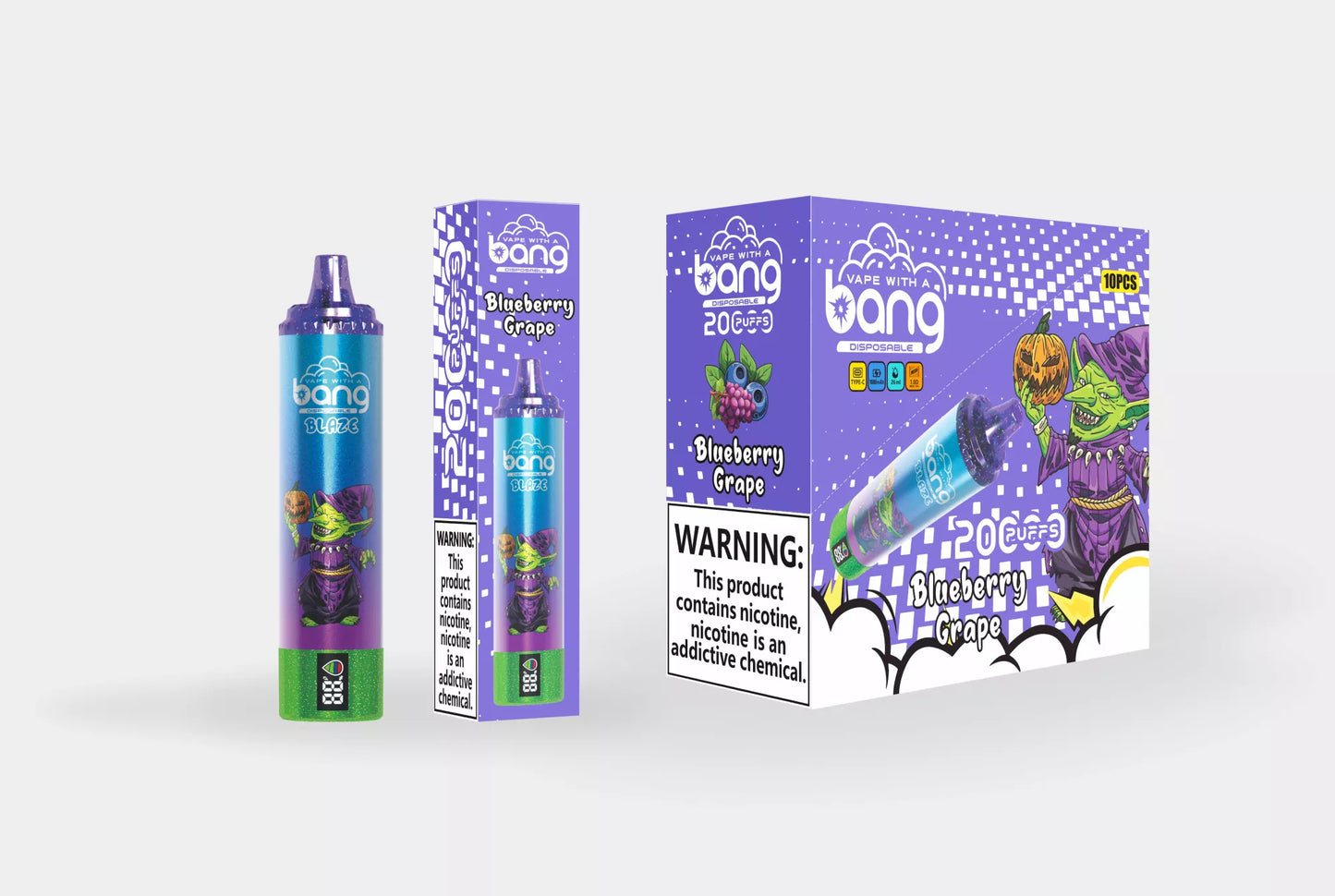 Bang Blaze 20000 Puffs 5% Nicotine BOX - 10 pieces