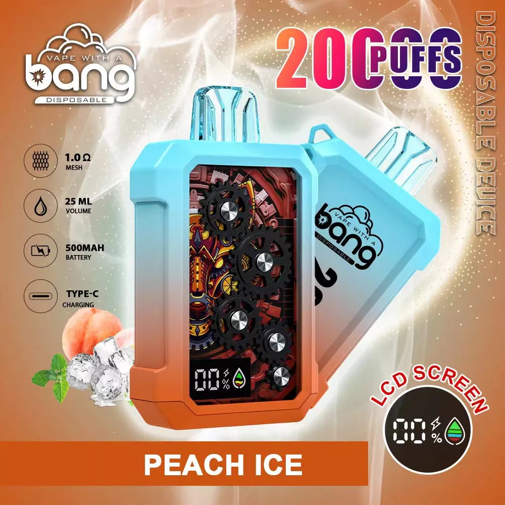 BANG Tick Tock 20000 Puffs 5% Nicotine Rechargeable BOX - 10 pieces