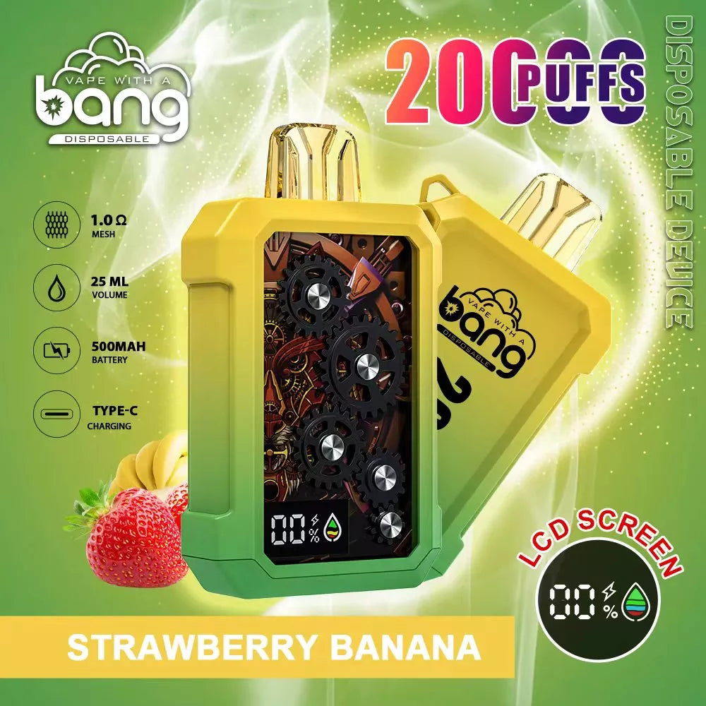 BANG Tick Tock 20000 Puffs 5% Nicotine Rechargeable BOX - 10 pieces