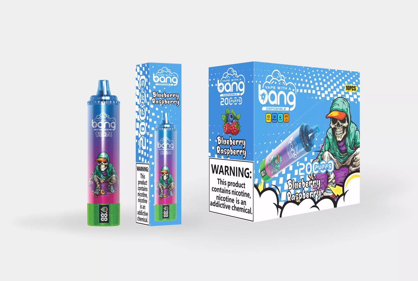 Bang Blaze 20000 Puffs 5% Nicotine BOX - 10 pieces