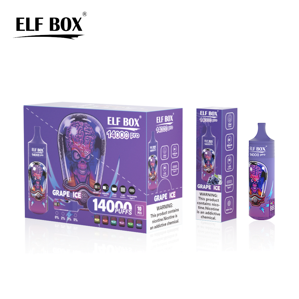 ELF RGB14000 pro 5% Nicotine Rechargeable BOX - 10 pieces