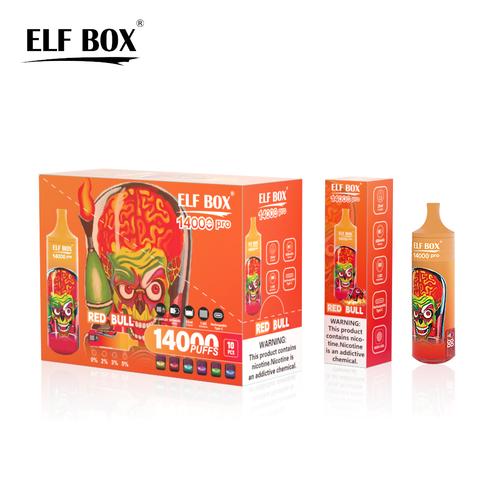 ELF RGB14000 pro 5% Nicotine Rechargeable BOX - 10 pieces