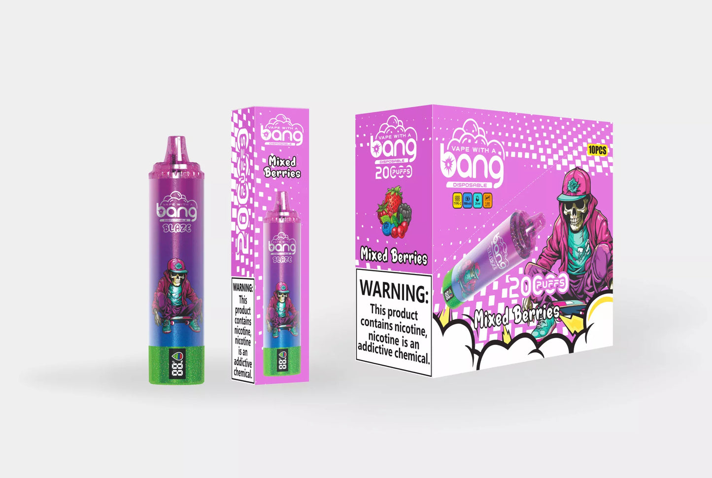 Bang Blaze 20000 Puffs 5% Nicotine BOX - 10 pieces