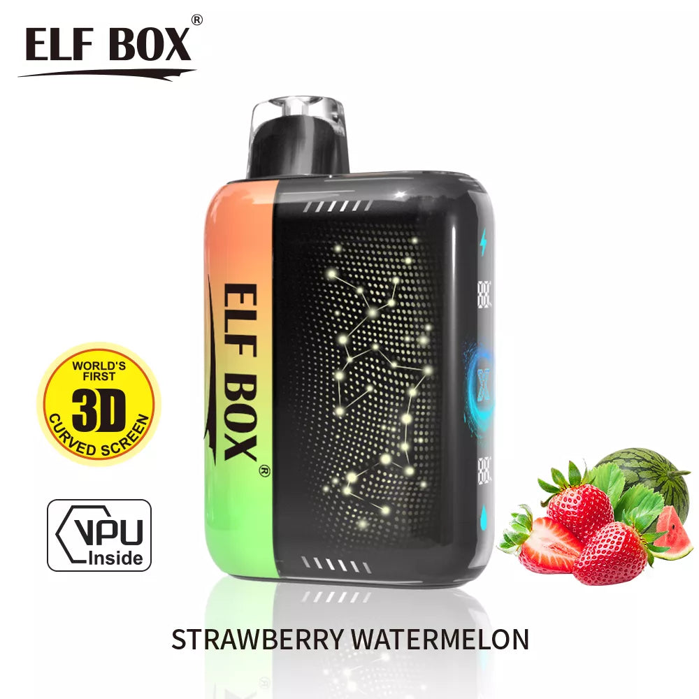 ELF PULSE X 25000 Puffs 5% Nicotine 3D Curved LED Screen BOX - 10 pieces