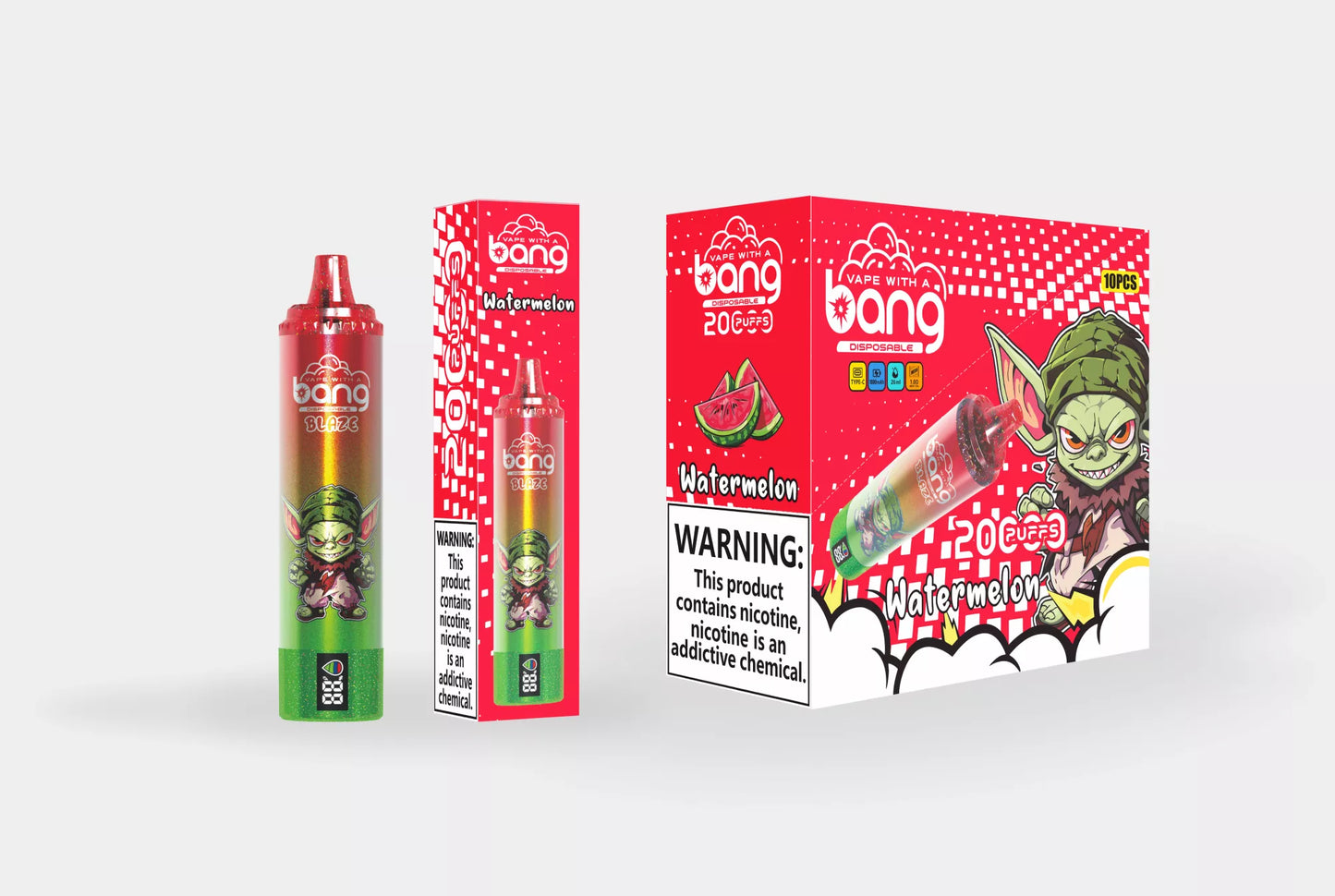 Bang Blaze 20000 Puffs 5% Nicotine BOX - 10 pieces